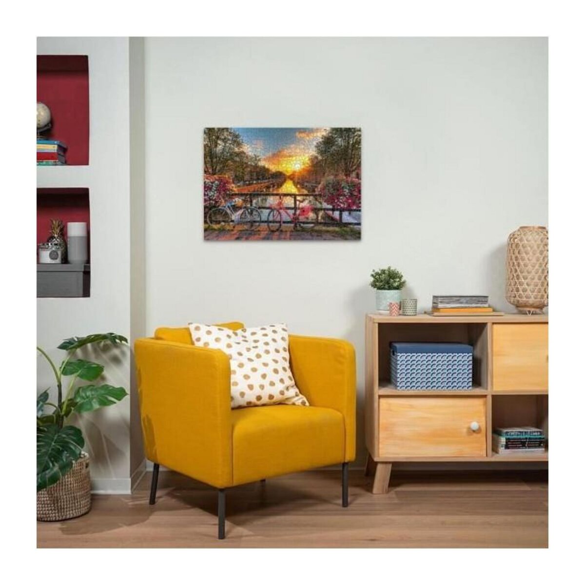 RAVENSBURGER Puzzle 1000 pièces Ravensburger Vélos à Amsterdam