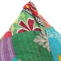 VIDAXL Canape pouf Multicolore Tissu Patchwork