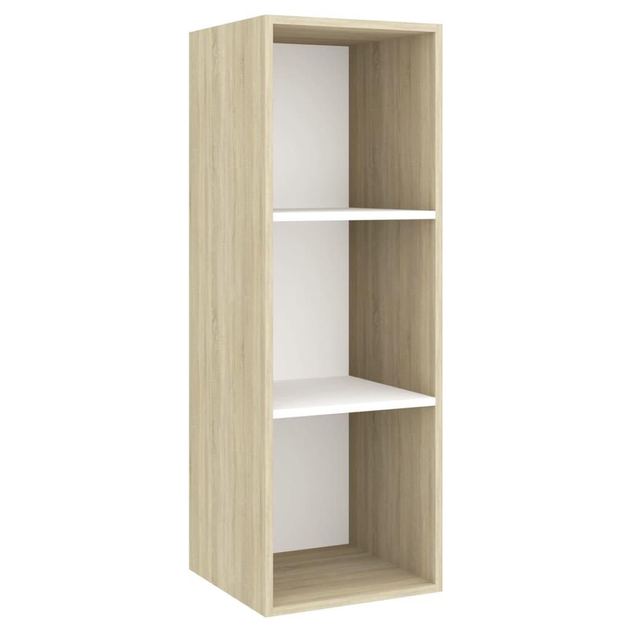Voir la diapositive 4 : VIDAXL Meubles TV muraux 2 pcs Blanc et chene sonoma Bois d'ingenierie