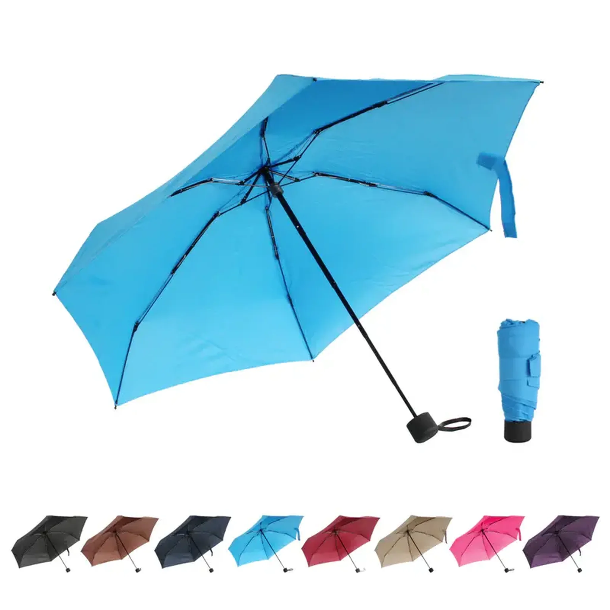 Voir la diapositive 1 : Alistair Parapluie ultra compact et resistant - Anti vent et retournement - ALISTAIR - Marque francaise garantie 1 an