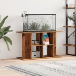 VIDAXL Support pour aquarium vieux bois 100x40x60 cm bois d ingénierie