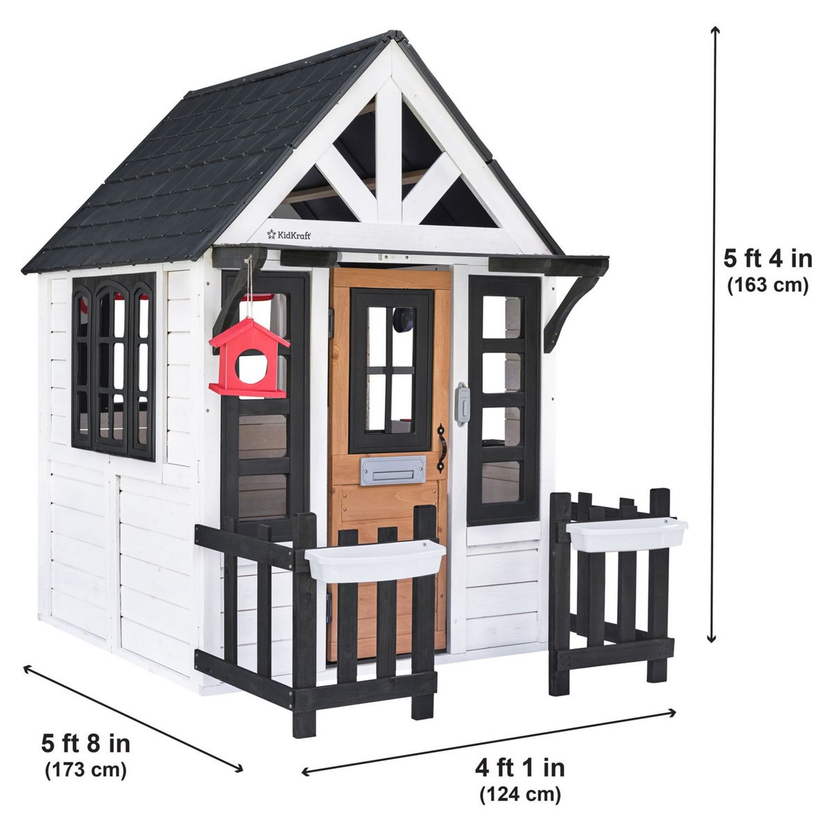 Kidkraft Maisonnette cabne pour enfant en bois LAKESIDE Blanc