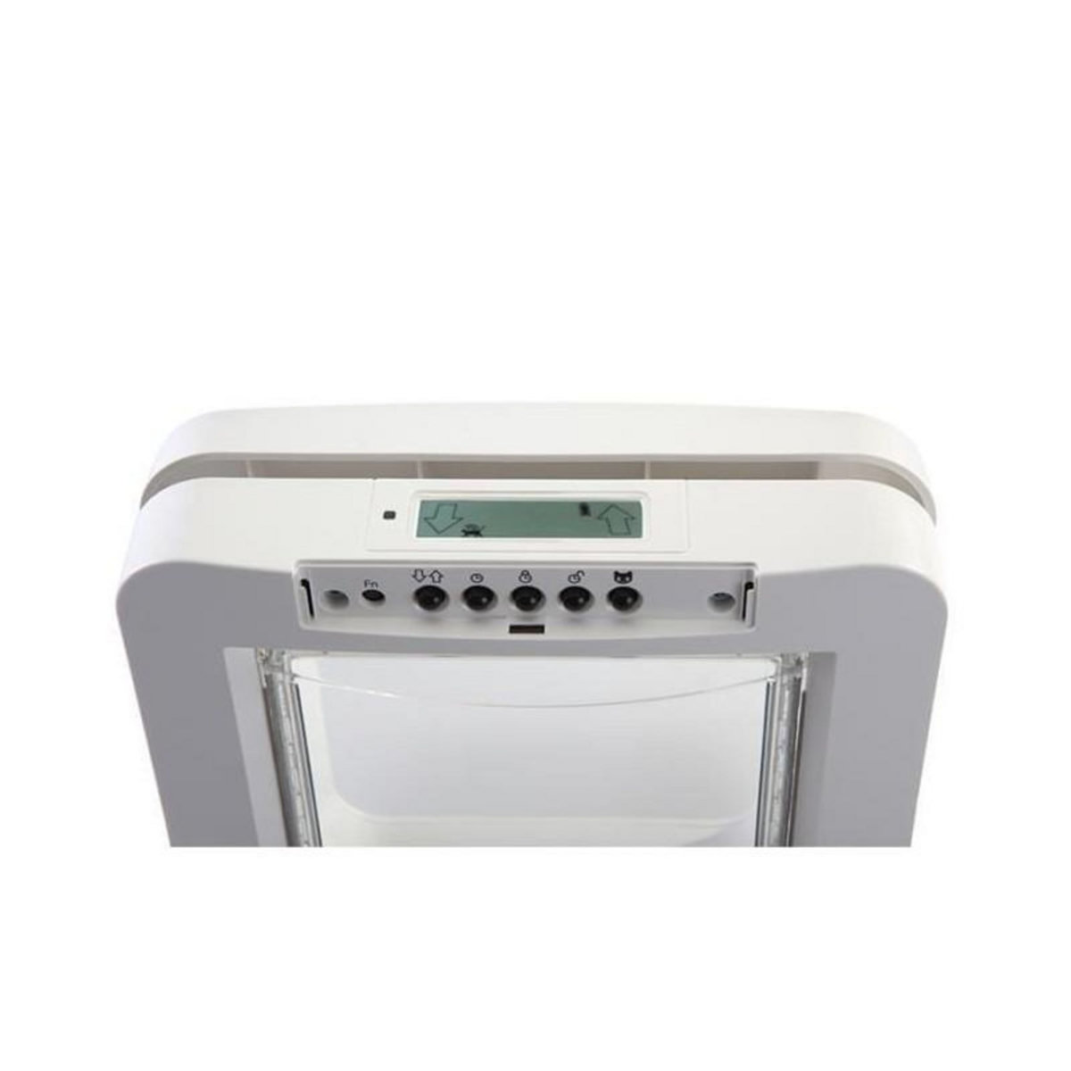 GENERIQUE SUREFLAP Grande chatiere a puce electronique blanc
