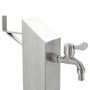 Voir la diapositive 5 : VIDAXL Colonne a eau de jardin carree Acier inoxydable 95 cm
