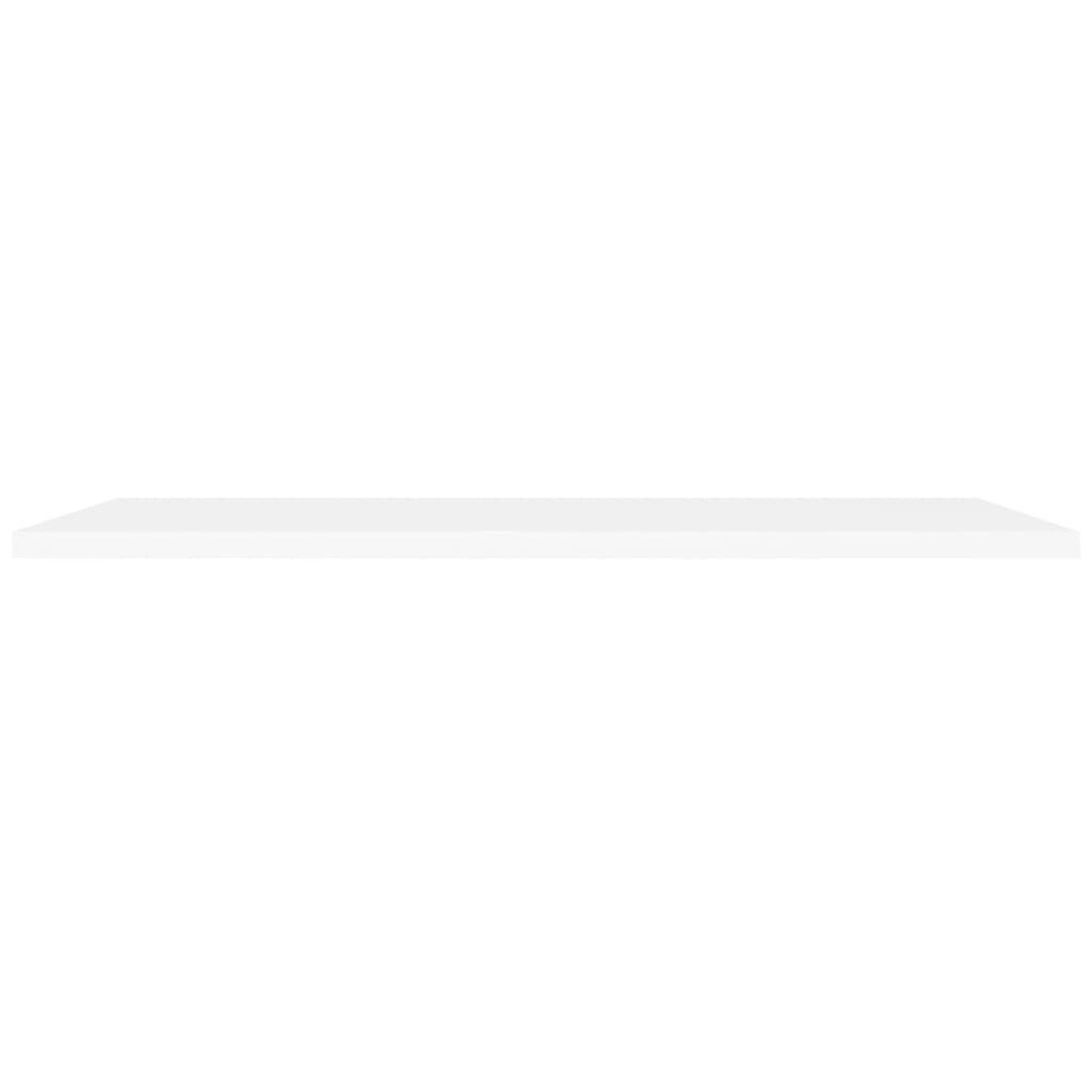 Voir la diapositive 4 : VIDAXL Etagere murale flottante blanc 120x23,5x3,8 cm MDF