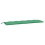 Voir la diapositive 2 : VIDAXL Coussin de banc de jardin vert 180x50x7 cm tissu oxford