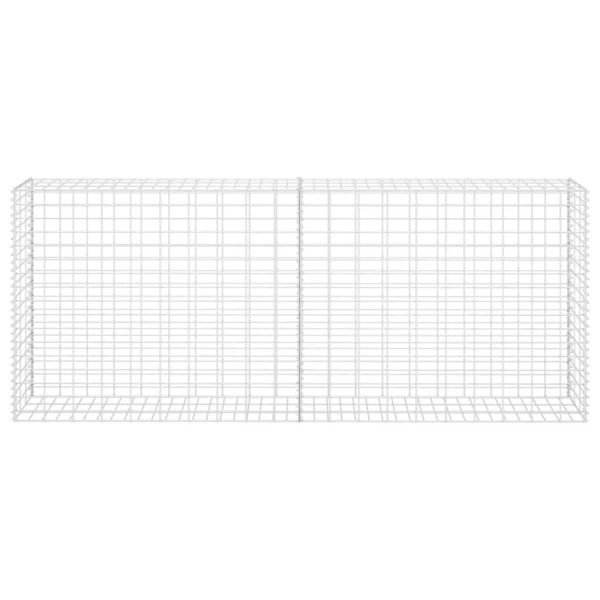 VIDAXL Panier de gabion Acier inoxydable 85x30x200 cm