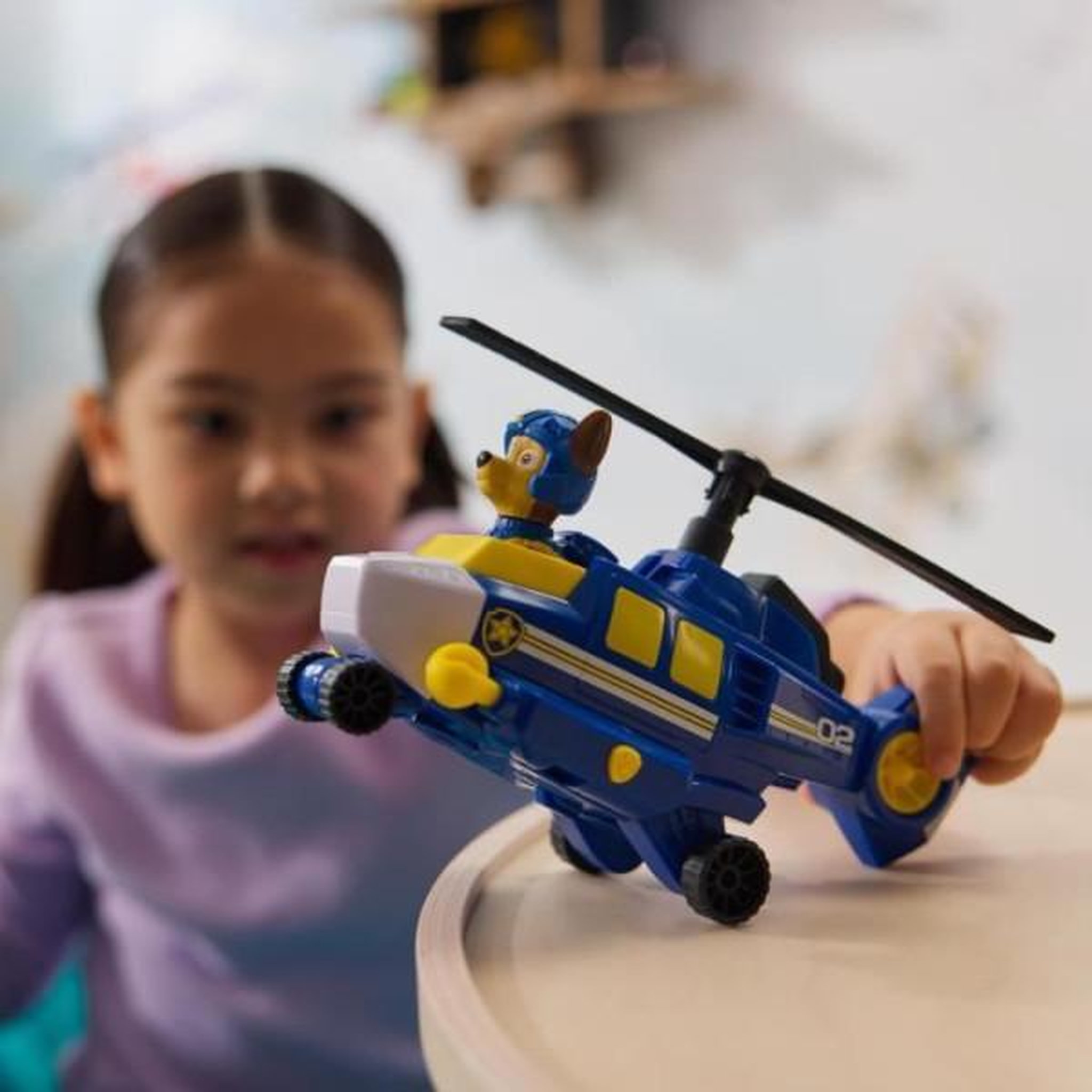 Voir la diapositive 4 : PAW PATROL Véhicule avec Figurine Chase Paw Patrol Pat'Patrouille Air Rescue