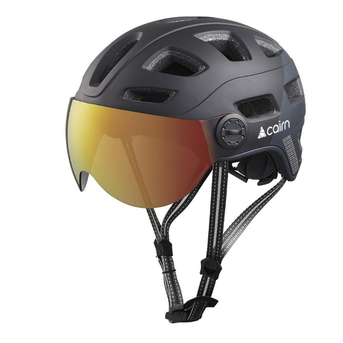 CAIRN Casque de Vélo /Jaune Adulte Cairn Quartz Visor Led