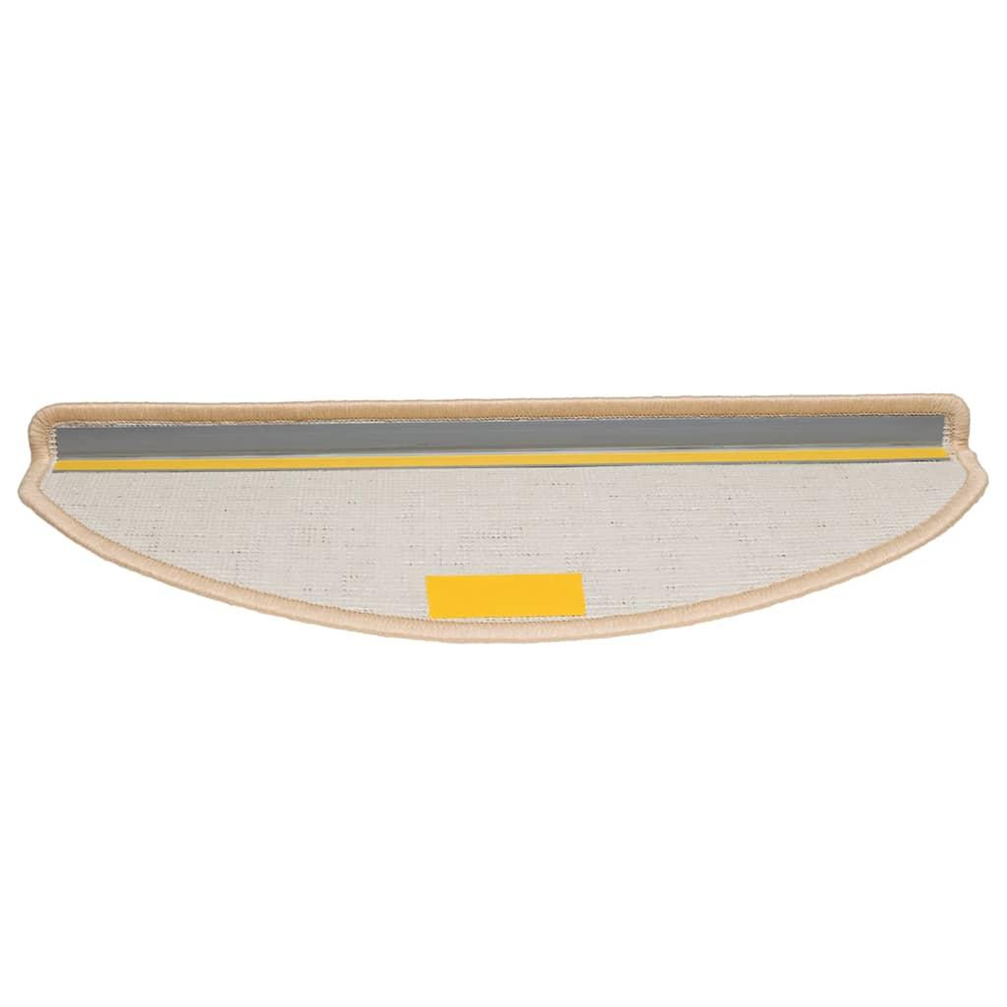 Voir la diapositive 4 : VIDAXL Tapis d'escalier 20 pcs creme 65x21x4 cm