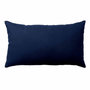 Voir la diapositive 1 : Paris Prix Coussin Déco Uni  Panama  30x50cm Bleu Marine