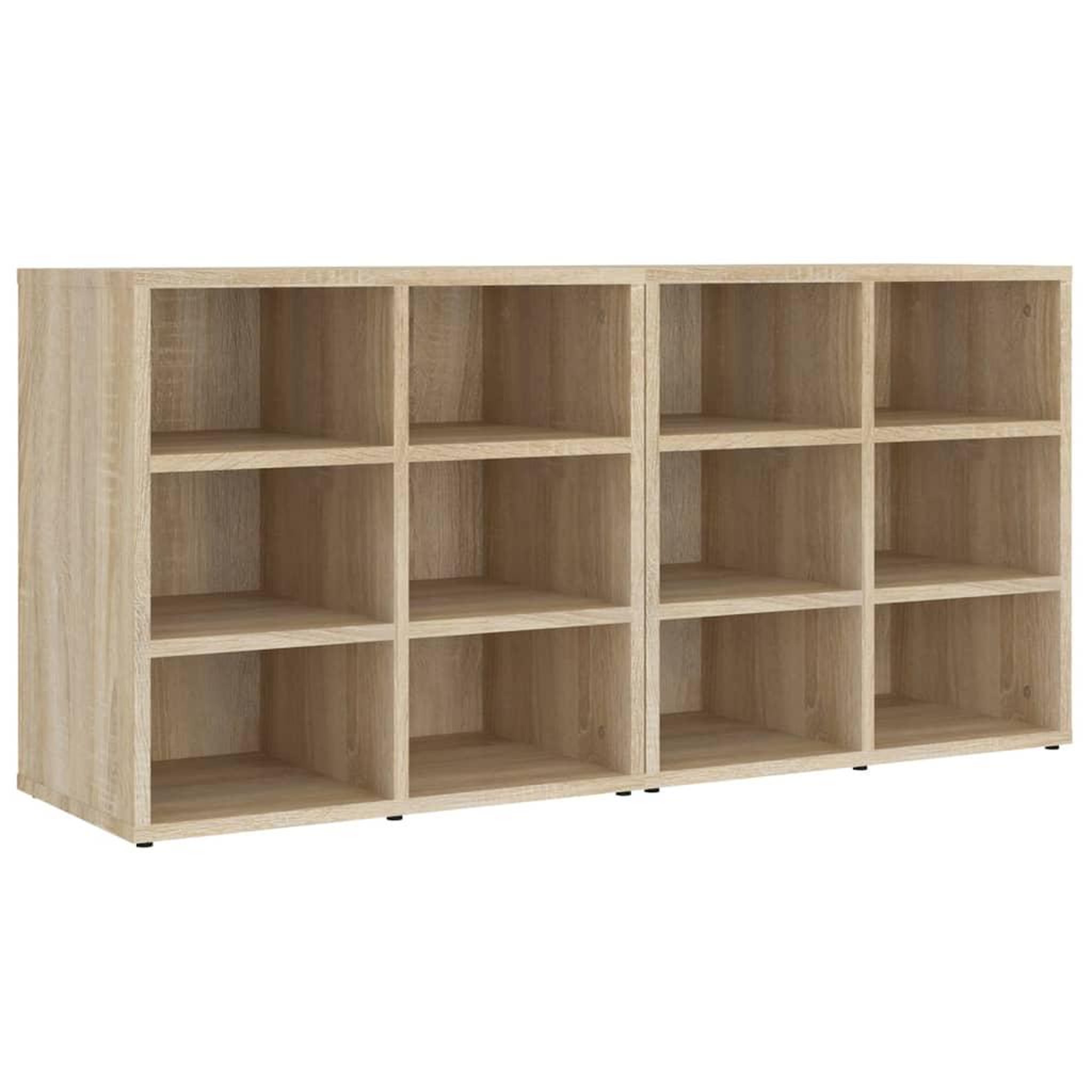 Voir la diapositive 2 : VIDAXL Armoires a chaussures 2 pcs Chene Sonoma 52,5x30x50 cm