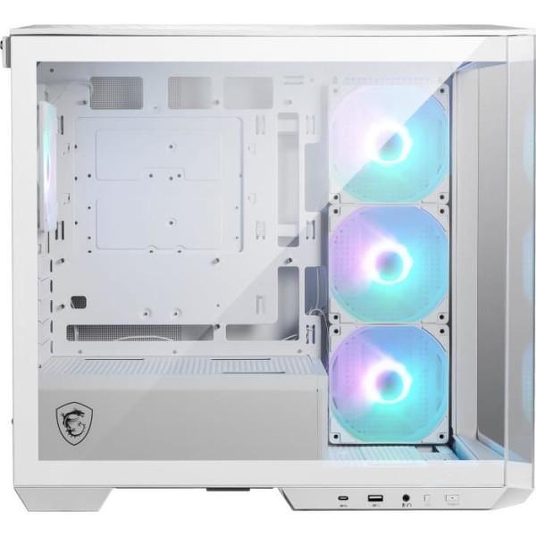 Voir la diapositive 3 : MSI Boîtier pc - msi - mag pano m100r pz - blanc