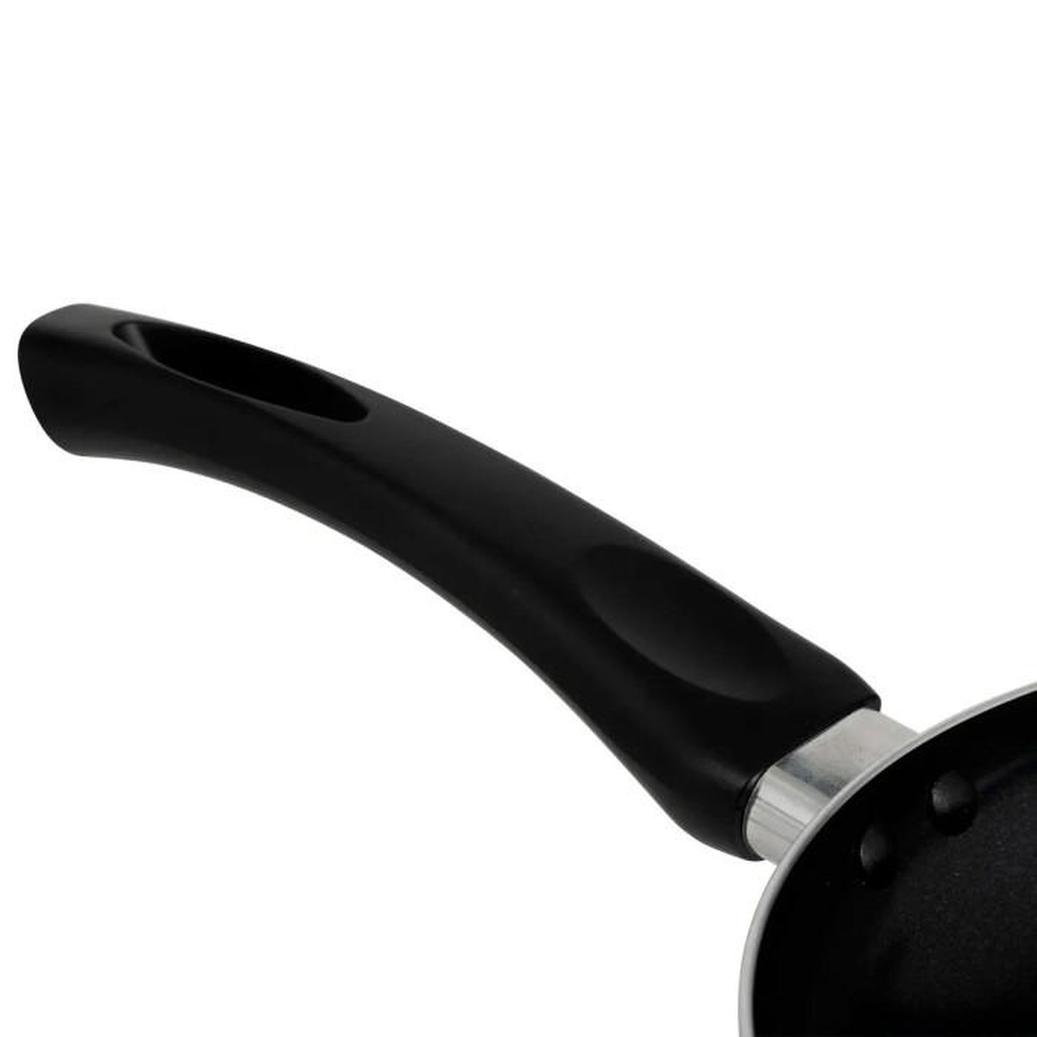Voir la diapositive 4 : FIVE Lot de 2 Poêles en Aluminium  Induction  24-28cm Noir