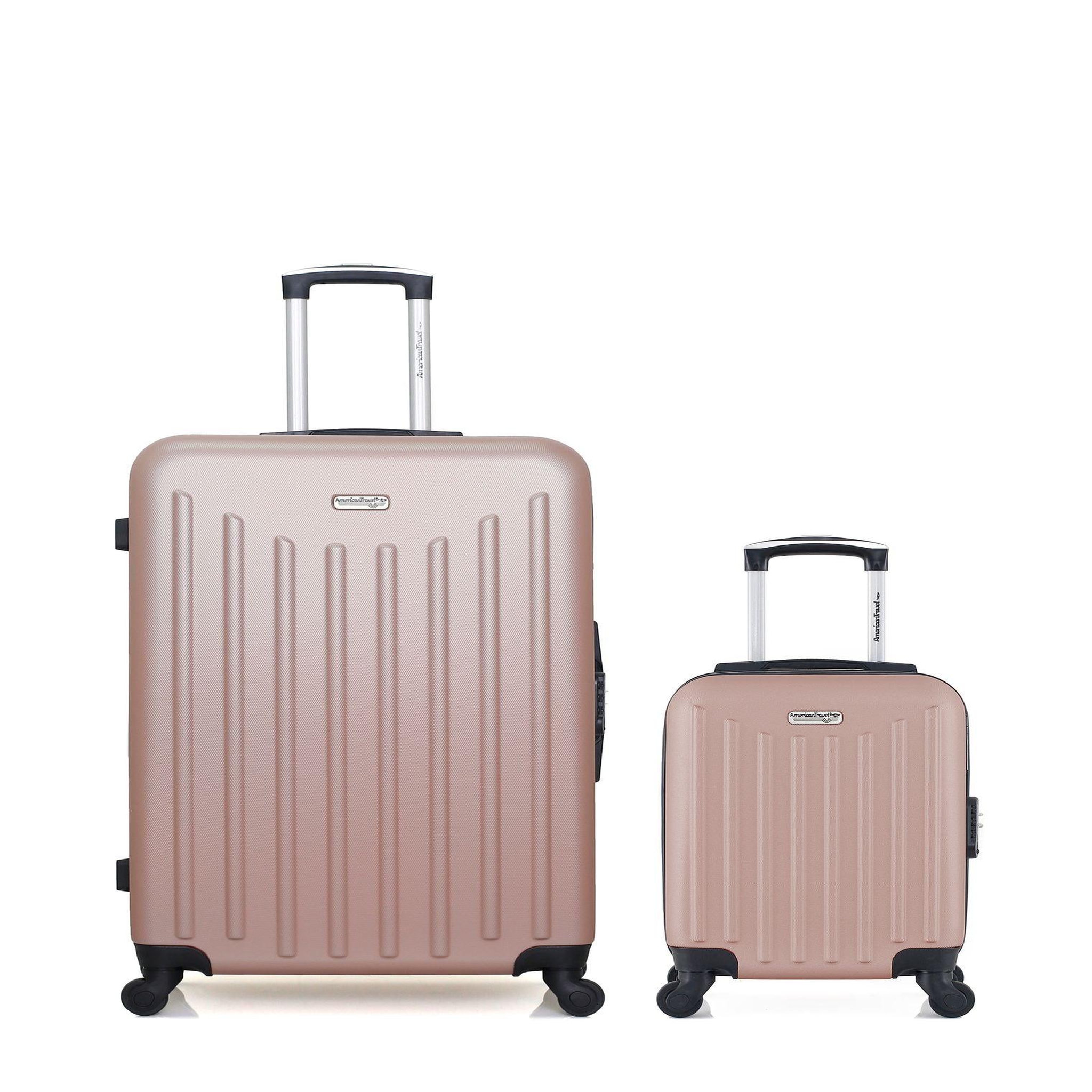 AMERICAN TRAVEL AMERICAN TRAVEL - LOT DE 2 - Valise Grand Format et Valise Cabine XXS BROOKLYN