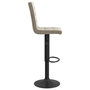 Voir la diapositive 4 : VIDAXL Tabouret de bar Gris clair Velours