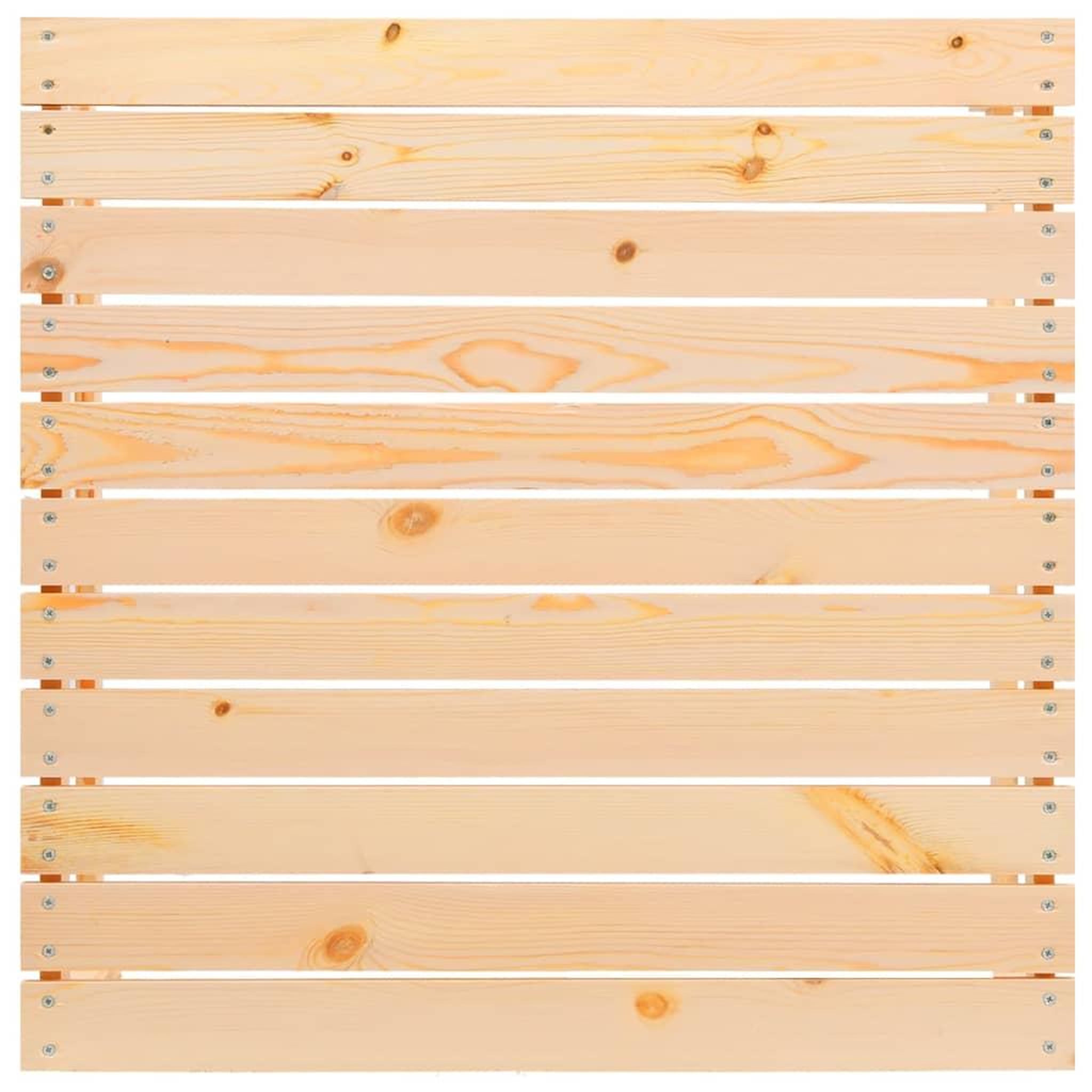 Voir la diapositive 5 : VIDAXL Salon de jardin 3 pcs avec coussins creme Bois de pin massif