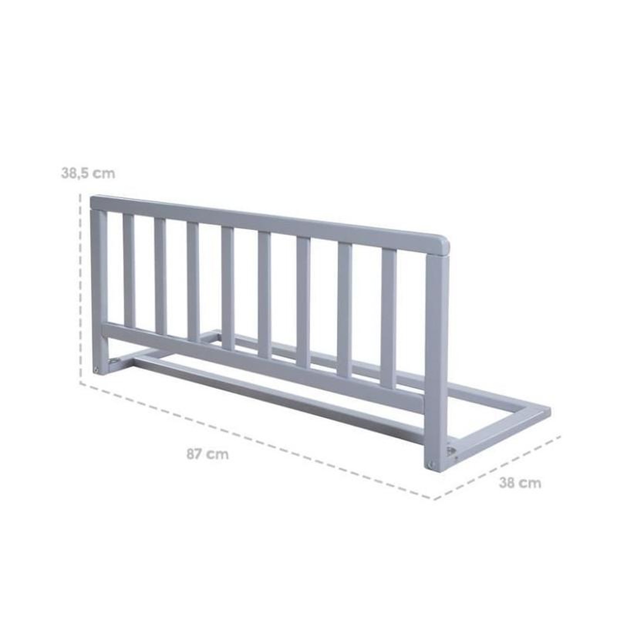 Voir la diapositive 3 : Roba Barriere de Lit en Bois 90 cm - ROBA - Protection Anti-Chute Sûre pour Bébés et Enfants - de 18 mois a 5 Ans - Montage Facile