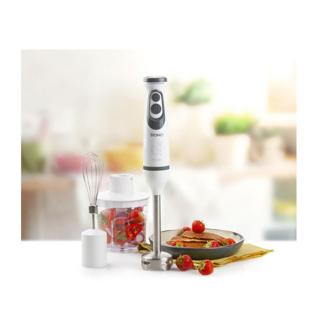 Domo Mixeur plongeant 600w blanc - DO1089M