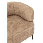Voir la diapositive 5 : Paris Prix Canapé 2 Places Imitation Fourrure  Bun  133cm Taupe