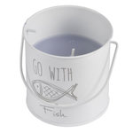 Paris Prix Bougie Parfumée en Métal  Blue Wave  7cm Bleu Clair