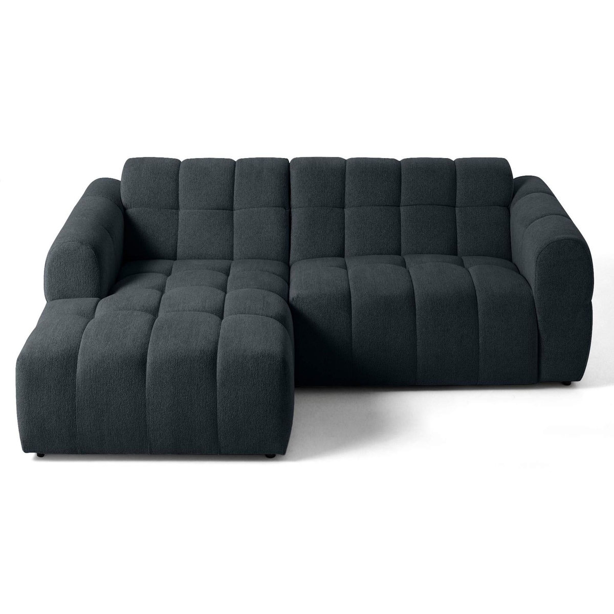 LISA DESIGN Ray - canapé d'angle gauche - 4 places - en tissu texturé