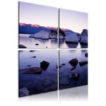 Paris Prix Tableau Imprimé  Rivage Rocheux de Lac Alpin. Coloris disponibles : Multicolore