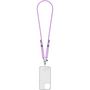 Voir la diapositive 3 : FORCE CASE Bandoulière Cordon violet détails Silver