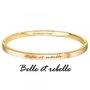 SC CRYSTAL Belle et rebelle - Bracelet SC Crystal en Acier Finement doré