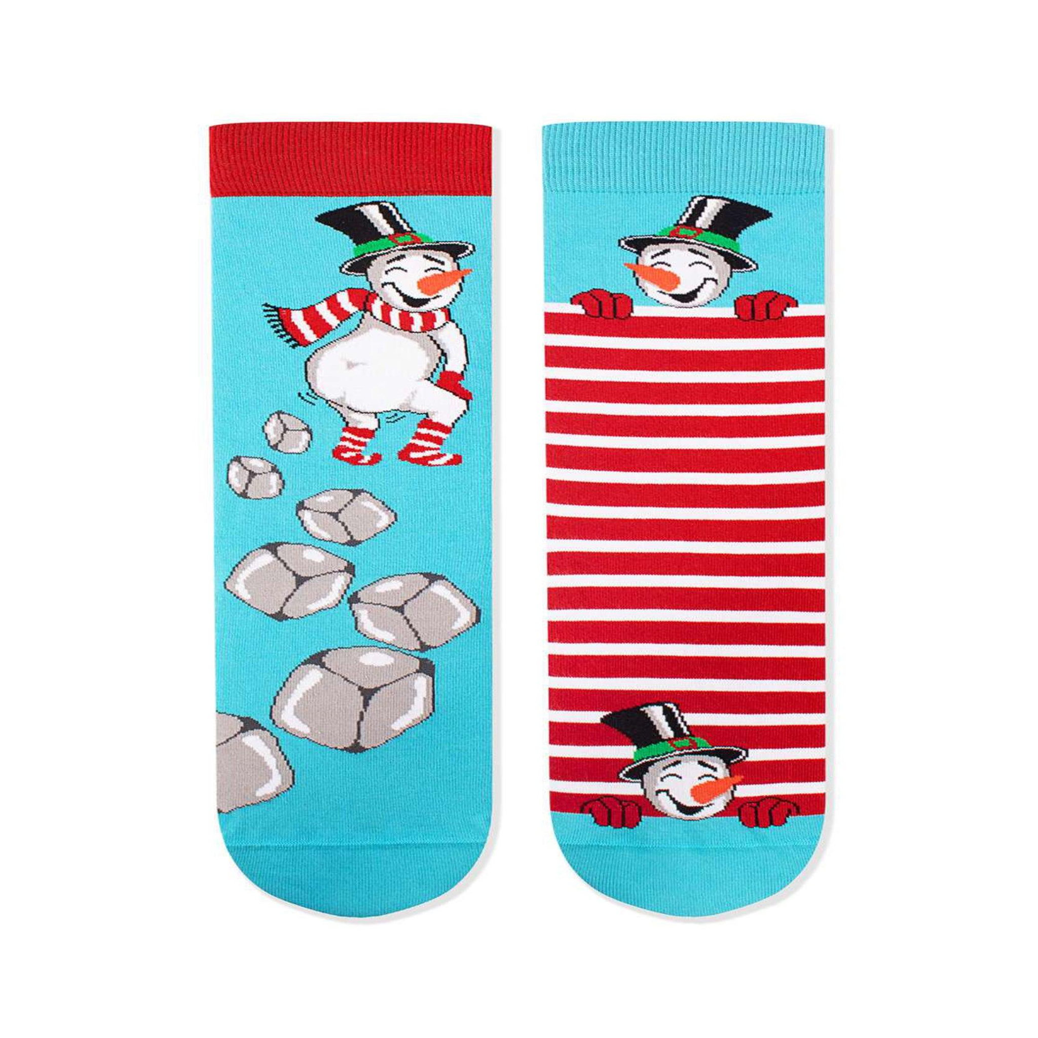 Voir la diapositive 2 : PIRIN HILL Chaussettes arty bonhomme de neige patineur