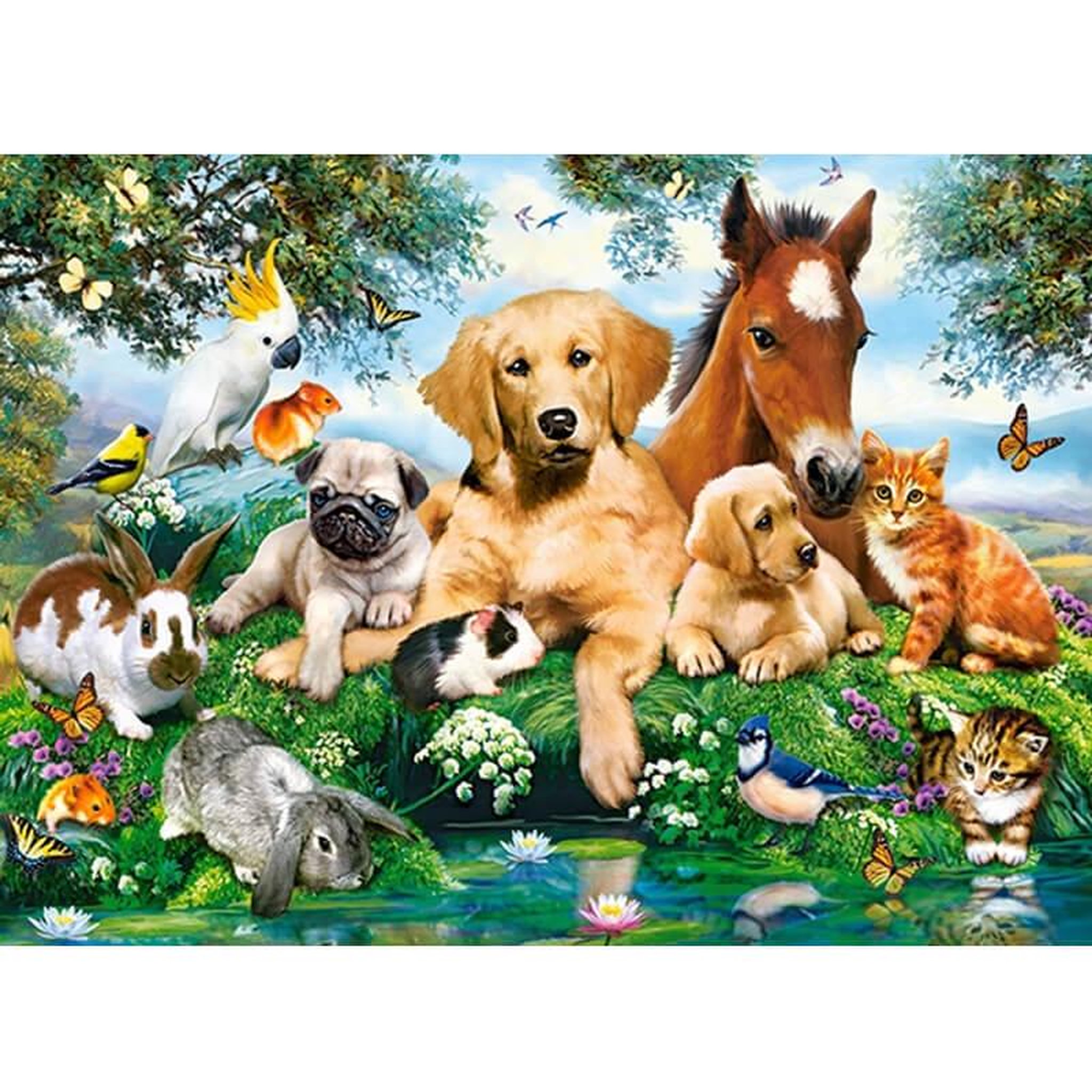 Castorland Puzzle 200 pièces : Copains d'été