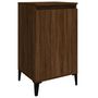 Voir la diapositive 5 : VIDAXL Tables de chevet 2pcs chene marron 40x35x70cm bois d'ingenierie