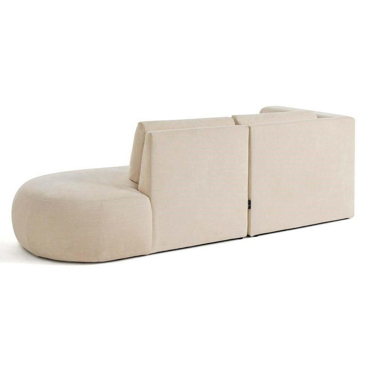 LISA DESIGN Santorini - canapé modulable d'angle gauche - 4 places - en tissu texturé