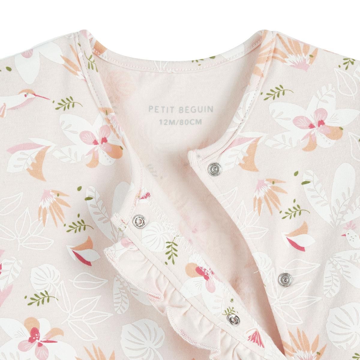Petit Béguin Pyjama bébé ouverture pressionnée Kalaoupe
