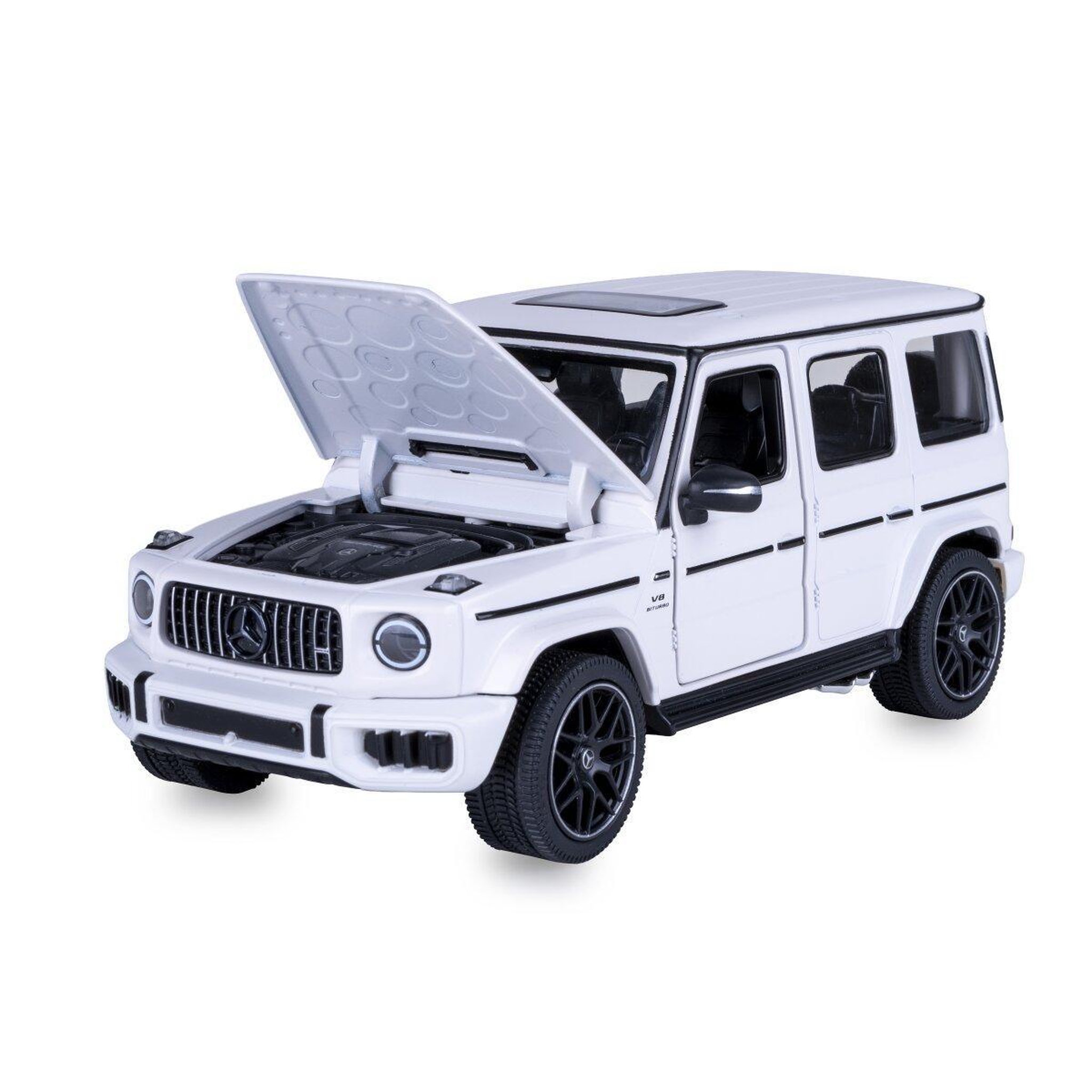 Voir la diapositive 5 : Jamara Mercedes-amg g 63 diecast 1:24 blanc
