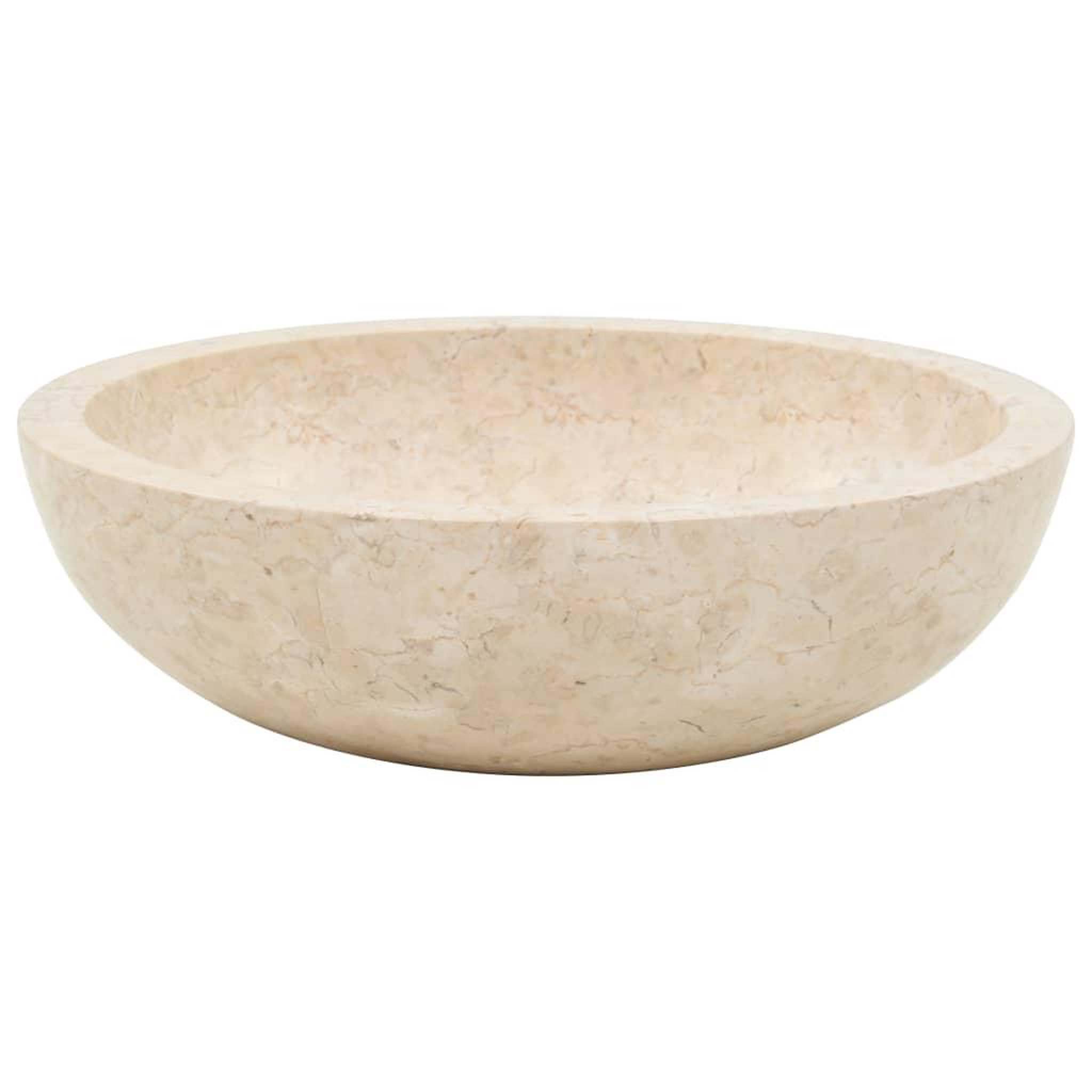 Voir la diapositive 3 : VIDAXL Evier 40 x 12 cm Marbre Creme