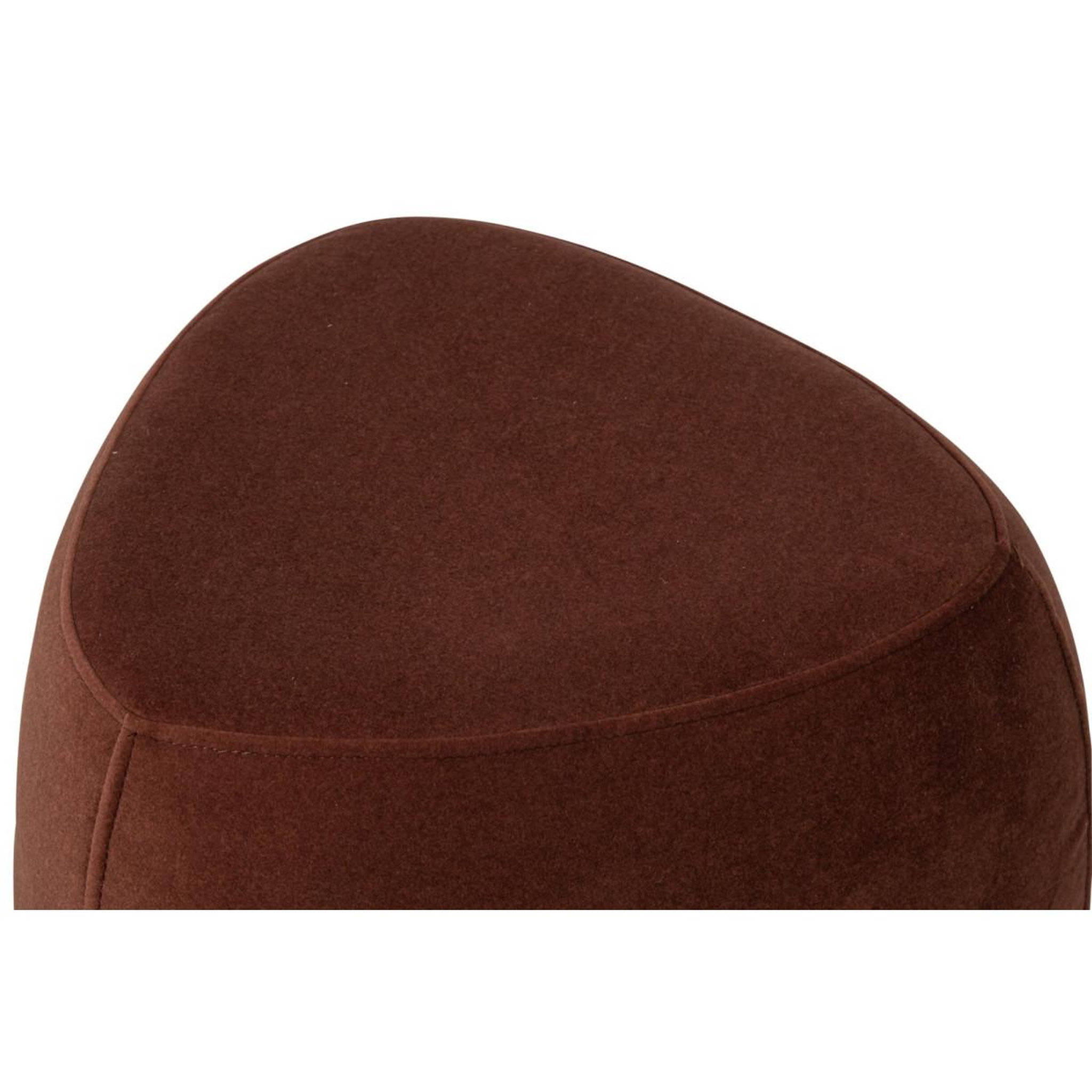 Voir la diapositive 2 : J-LINE Pouf triangle design  mich  46cm rouille