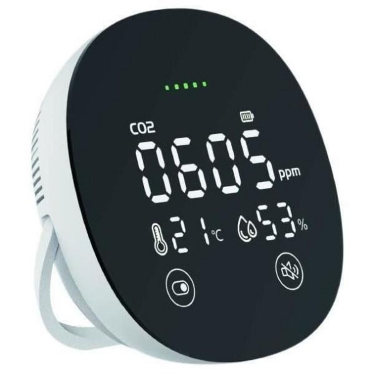 CHACON Détecteur de CO2 - CHACON - Filaire - Blanc