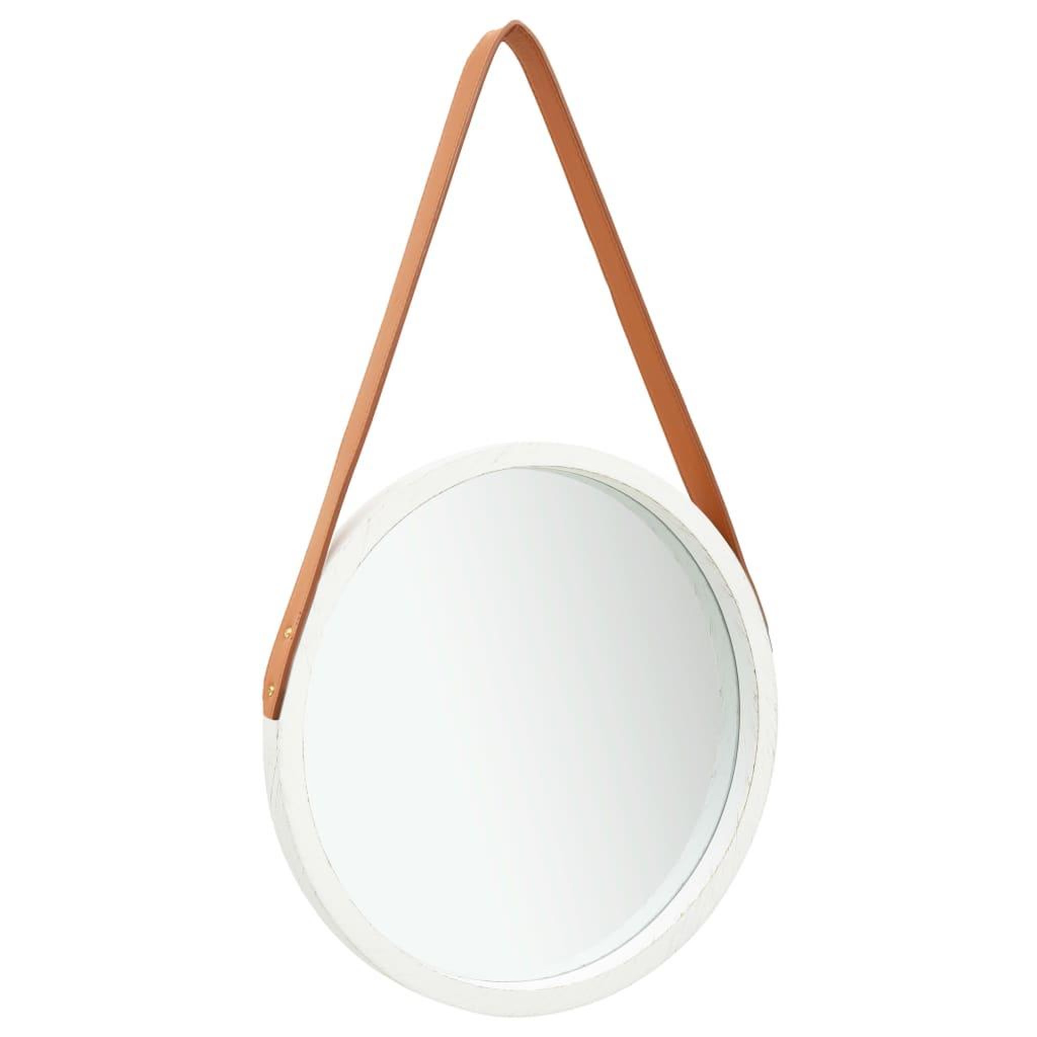 Voir la diapositive 1 : VIDAXL Miroir mural avec sangle 40 cm Blanc