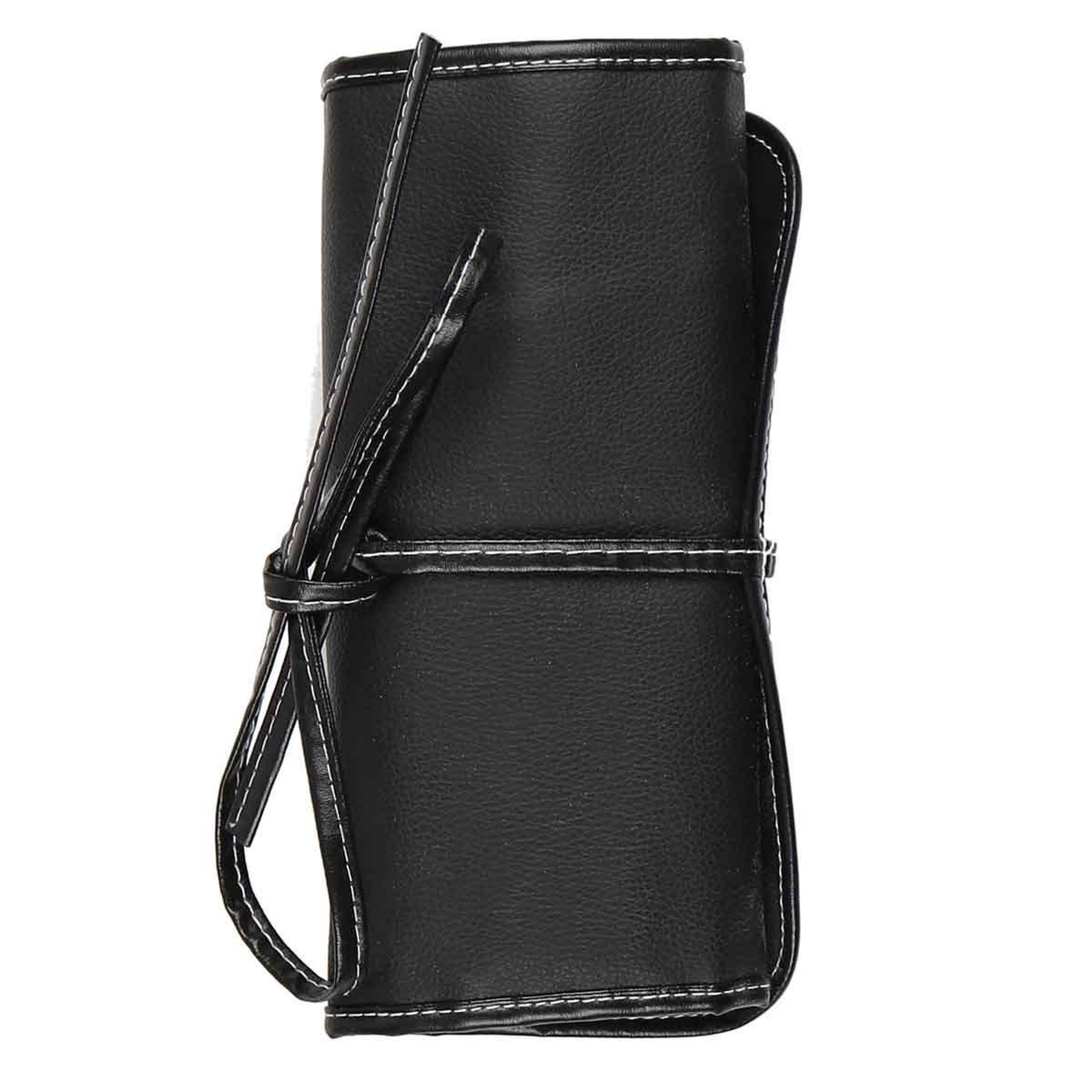 Voir la diapositive 4 : Cosmetic Club Trousse à maquillage  15 pinceaux  23cm noir