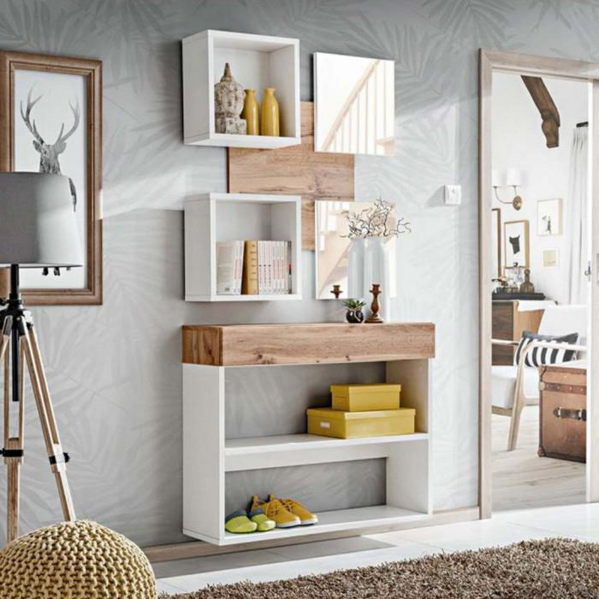 Paris Prix Ensemble Dressing Design  Easy IV  190cm Naturel