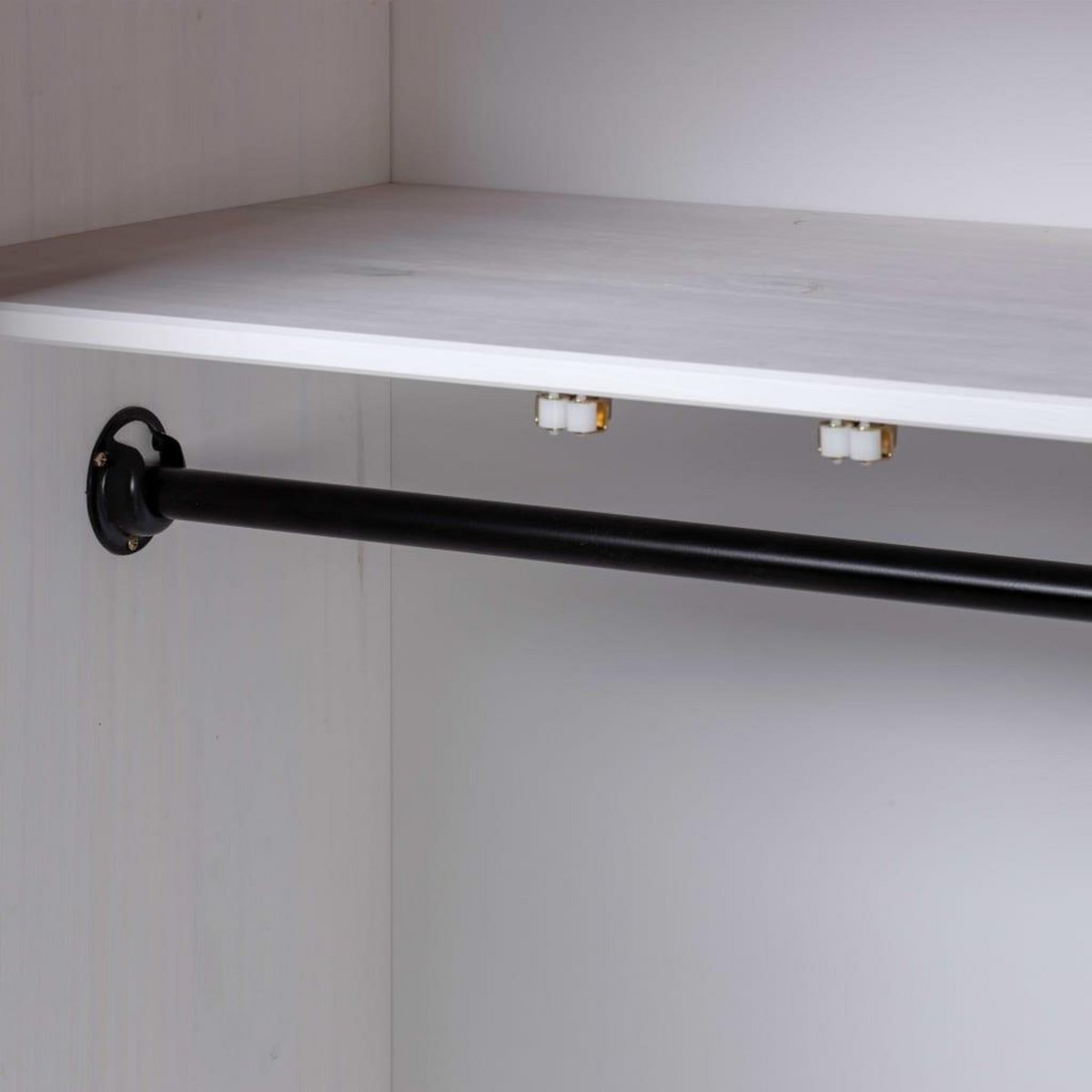 VIDAXL Garde-robe Blanc 80x50x171,5 cm Pin massif Assortiment Panama