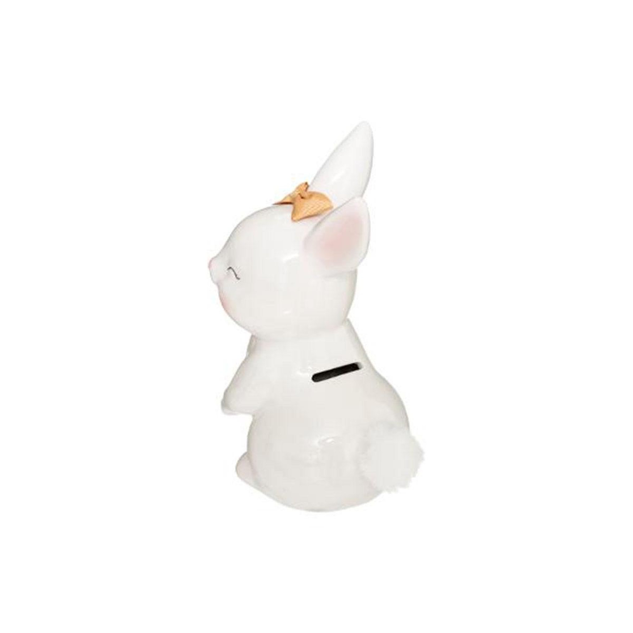 Voir la diapositive 2 : Atmosphera Kids Tirelire Enfant  Lapin  22cm Blanc