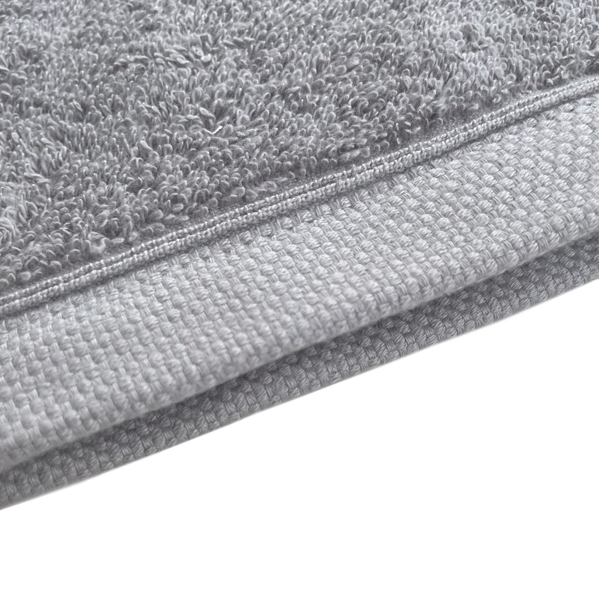 Lot de 2 gants de toilette uni en coton 600 g/m²