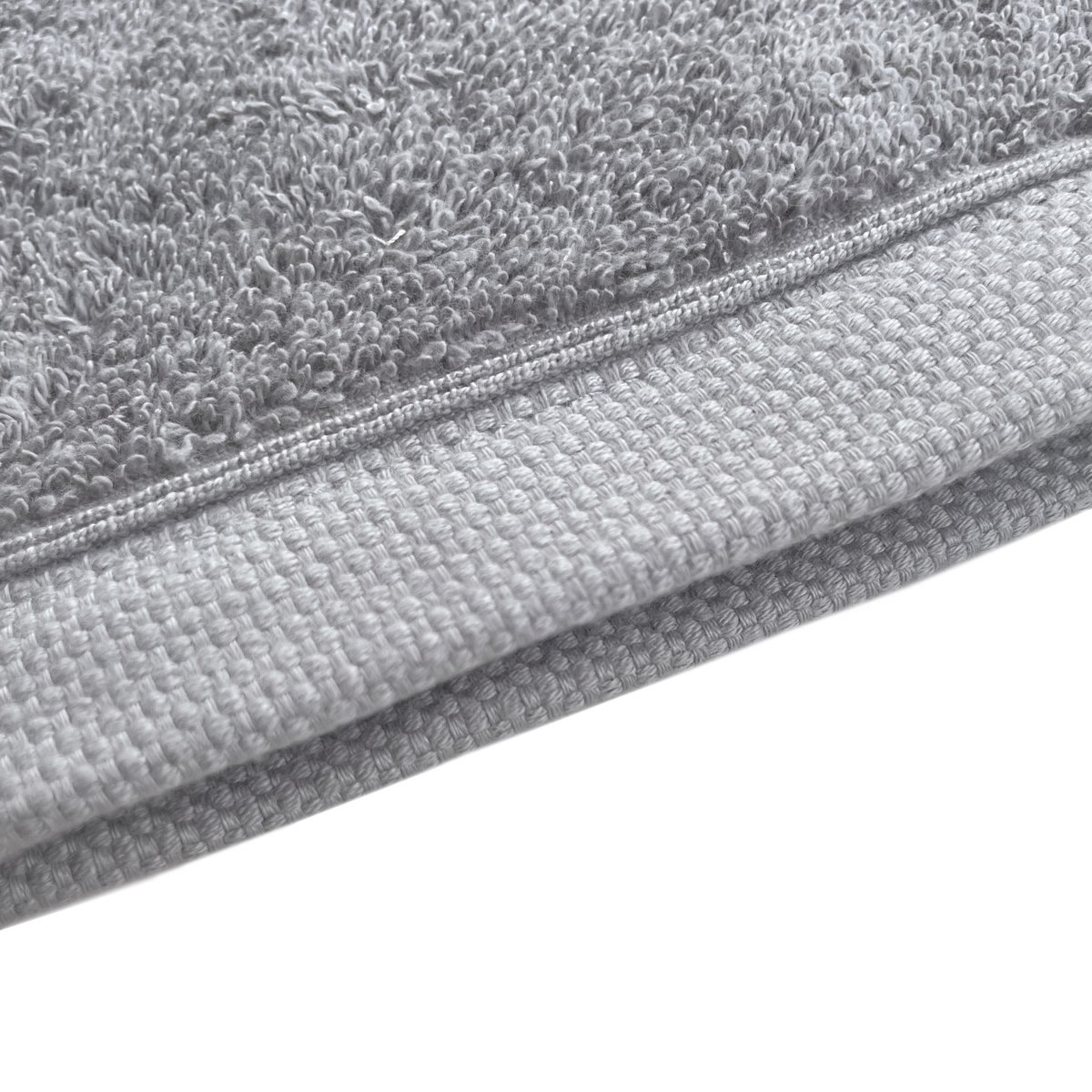 Lot de 2 gants de toilette uni en coton 600 g/m²