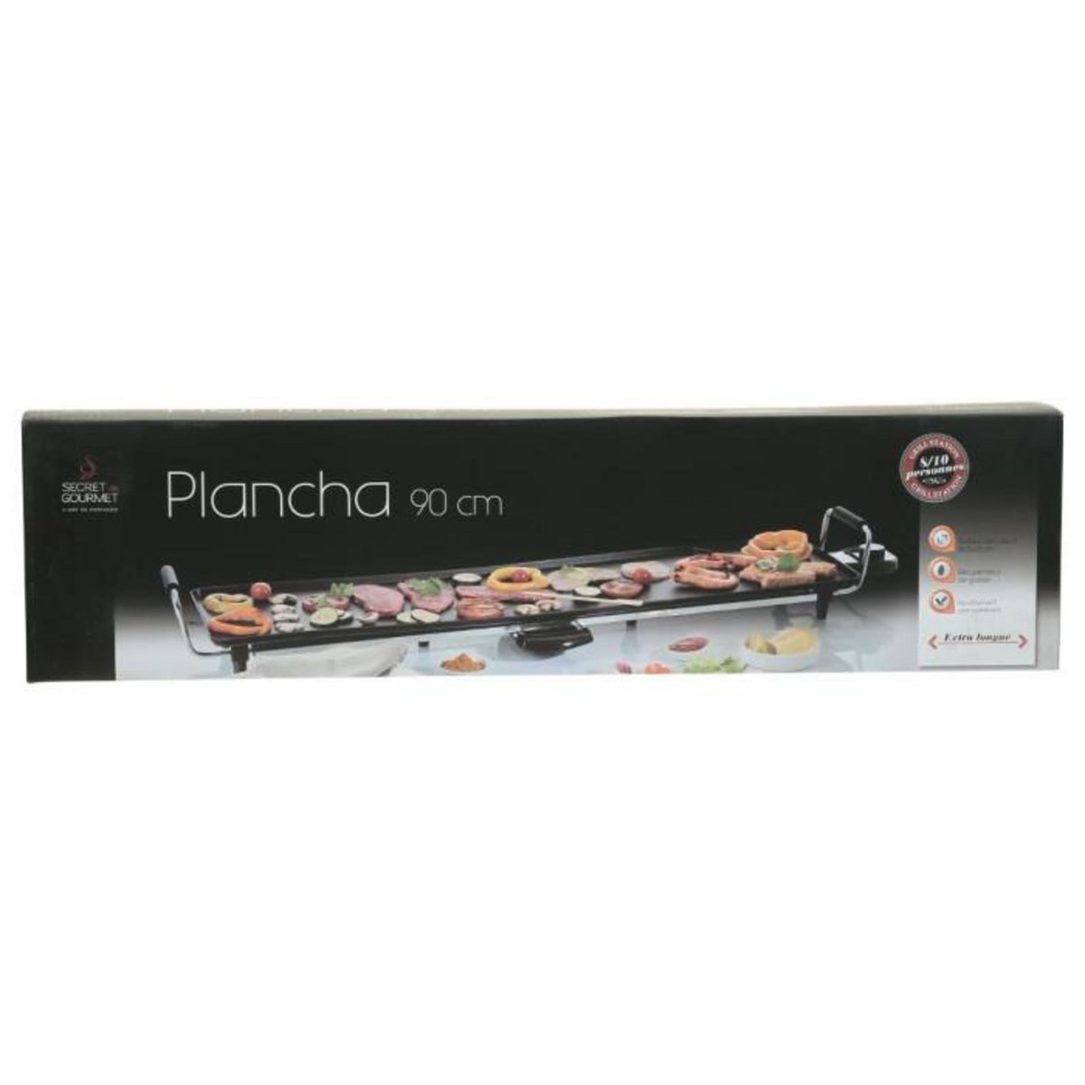 FIVE Plancha Électrique  Cuisson  90cm Noir
