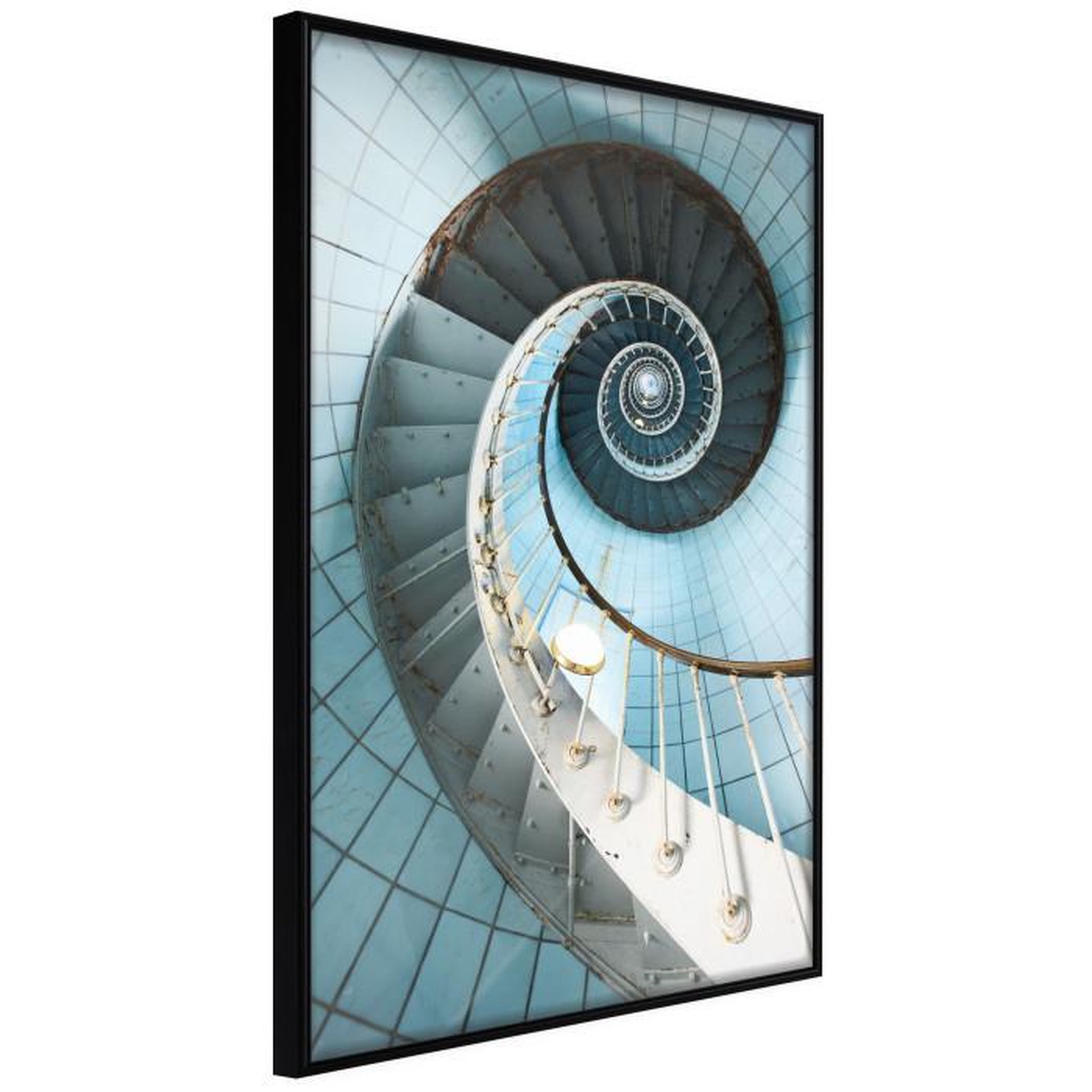 Paris Prix Affiche Murale Encadrée  Golden Ratio. Coloris disponibles : Noir, Jaune