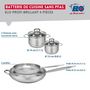 Voir la diapositive 2 : ELO Ensemble de 2 Poêles de cuisson 24 et 32 cm et 2 faitouts 12 et 14 cm Elo Profi Brillant