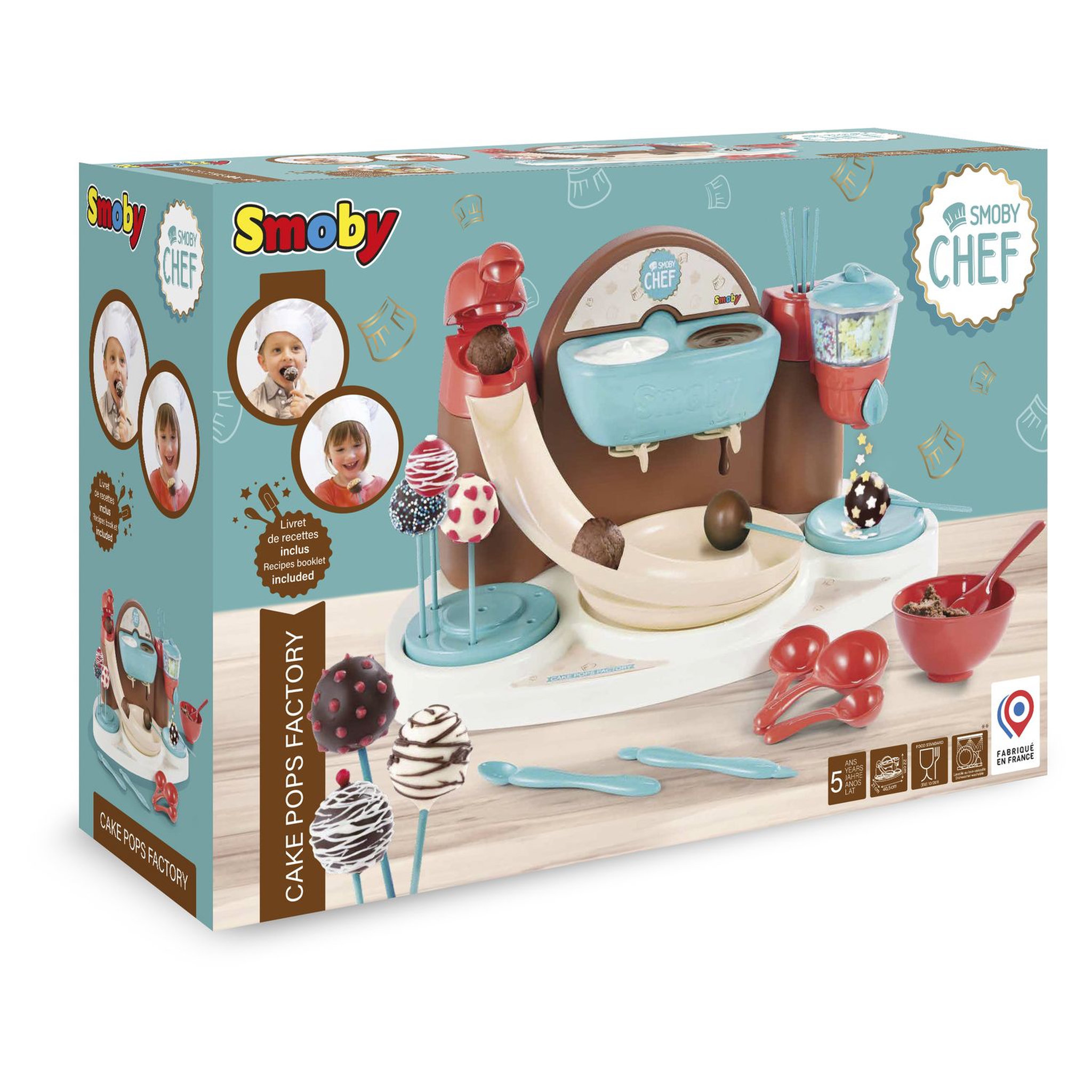 Voir la diapositive 1 : SMOBY CHEF CAKE POPS FACTORY