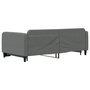 Voir la diapositive 5 : VIDAXL Lit de jour avec gigogne sans matelas gris fonce 100x200 cm
